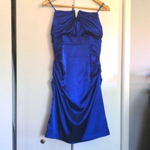 Le Chateau size large blue dress